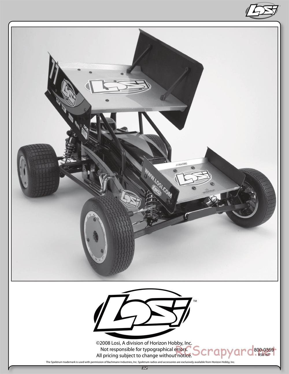 Team Losi - Slider - Manual - Page 32