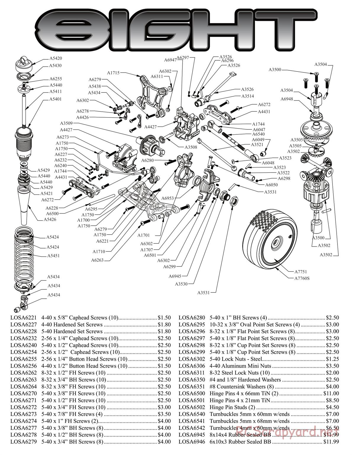 Team Losi - 8ight - Manual - Page 2