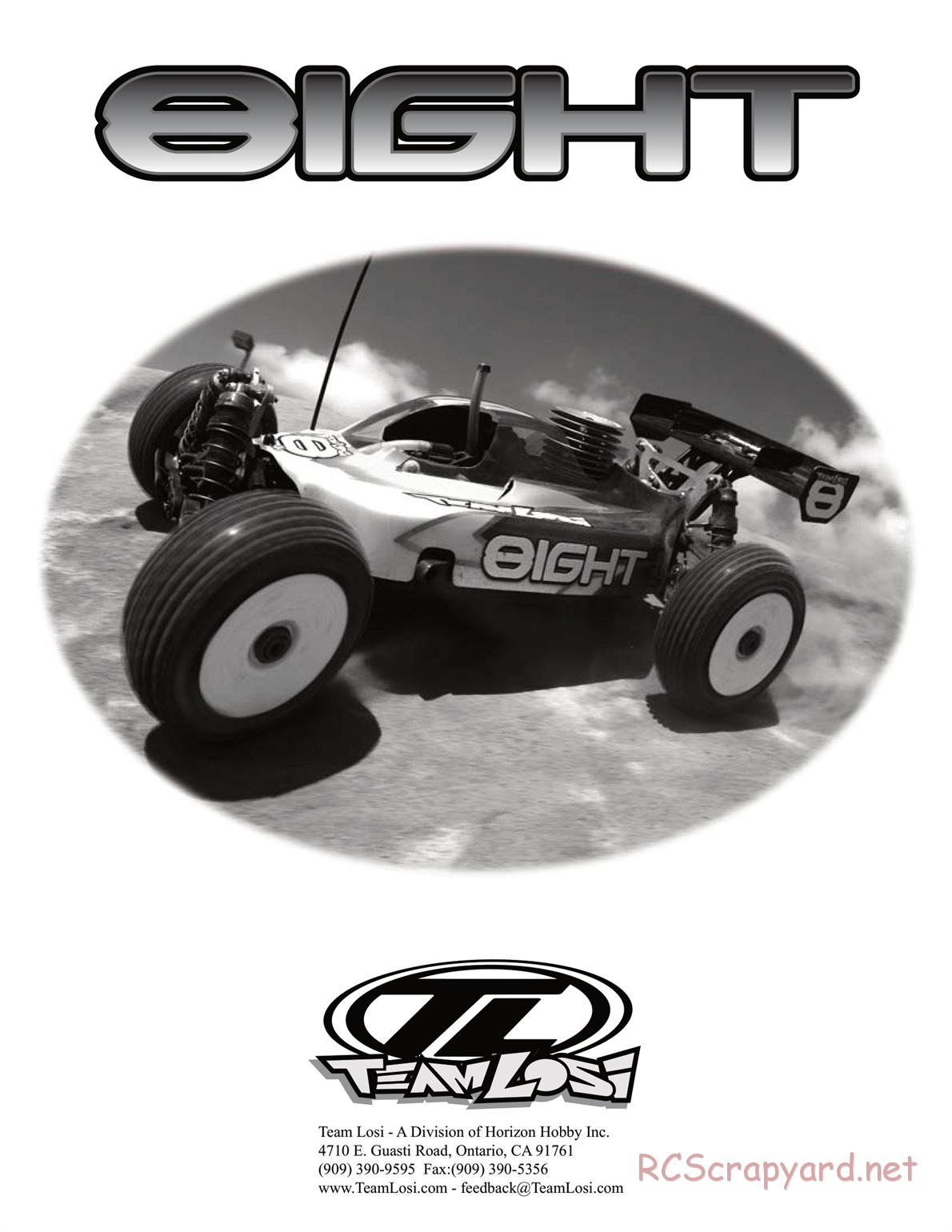 Team Losi - 8ight - Manual - Page 6