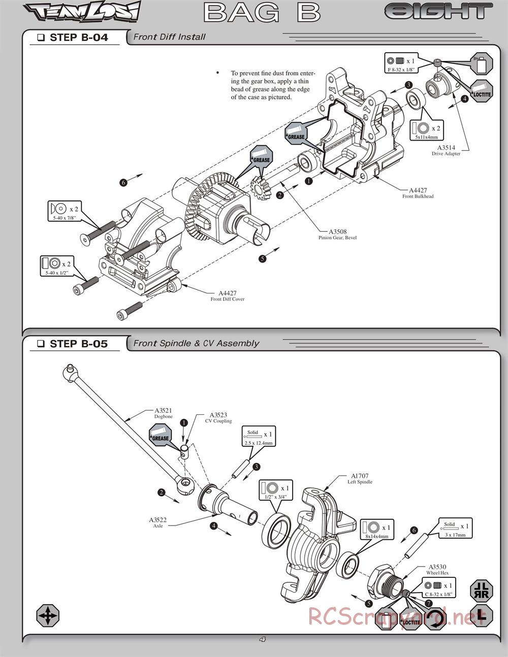 Team Losi - 8ight - Manual - Page 7