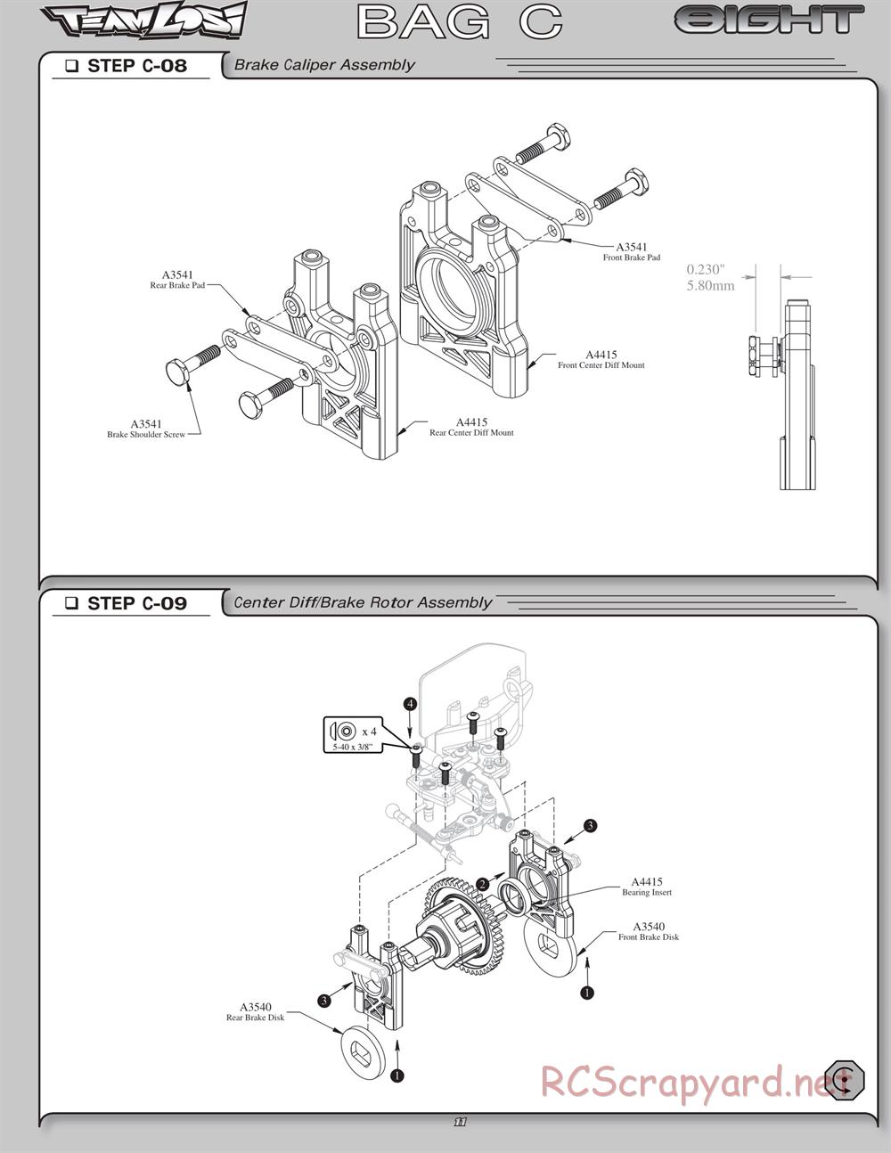 Team Losi - 8ight - Manual - Page 14