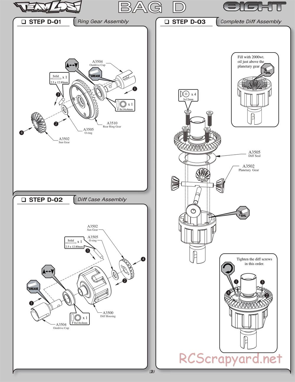 Team Losi - 8ight - Manual - Page 16