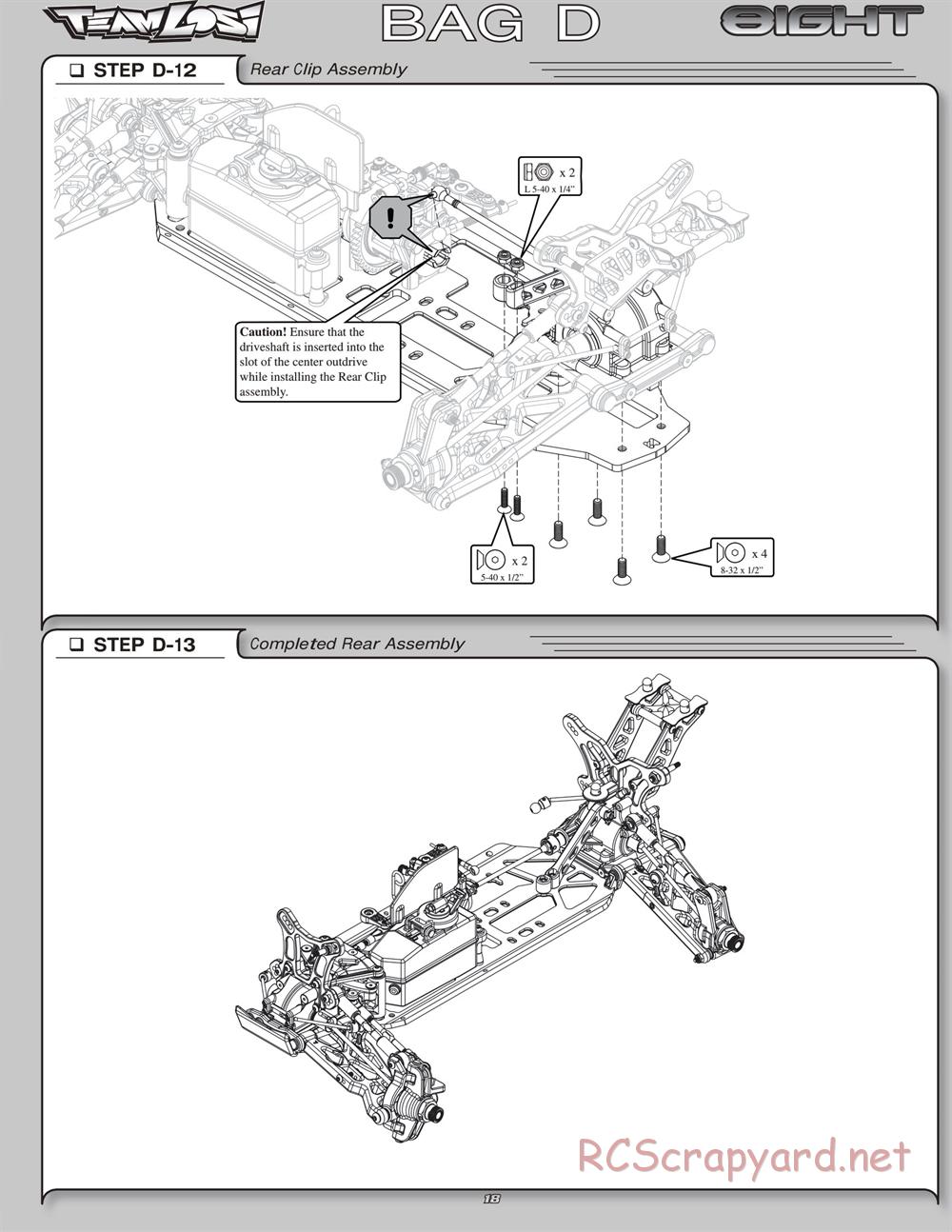 Team Losi - 8ight - Manual - Page 21