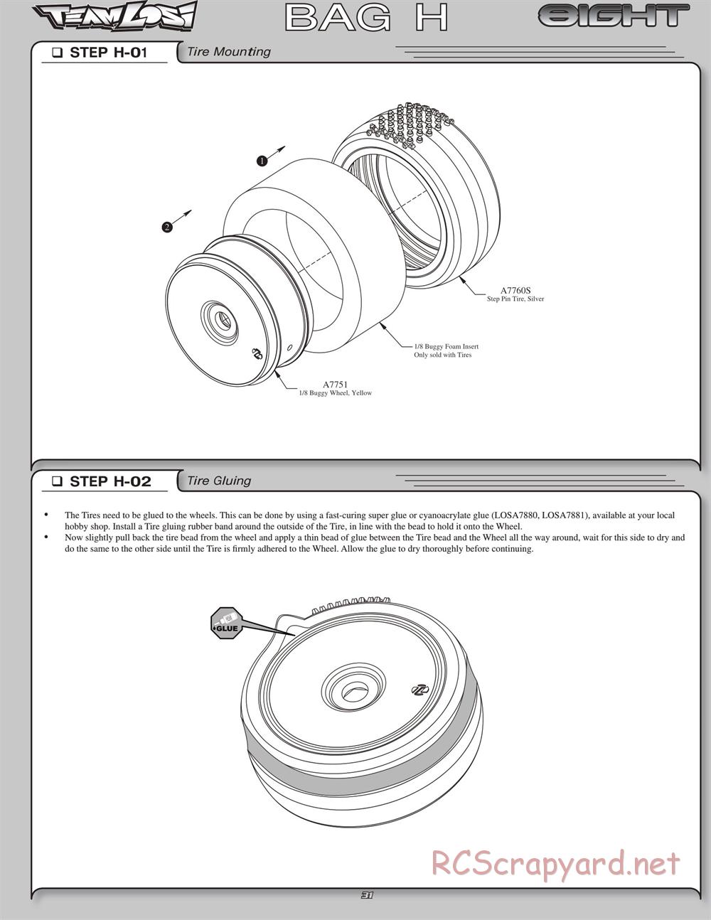 Team Losi - 8ight - Manual - Page 34