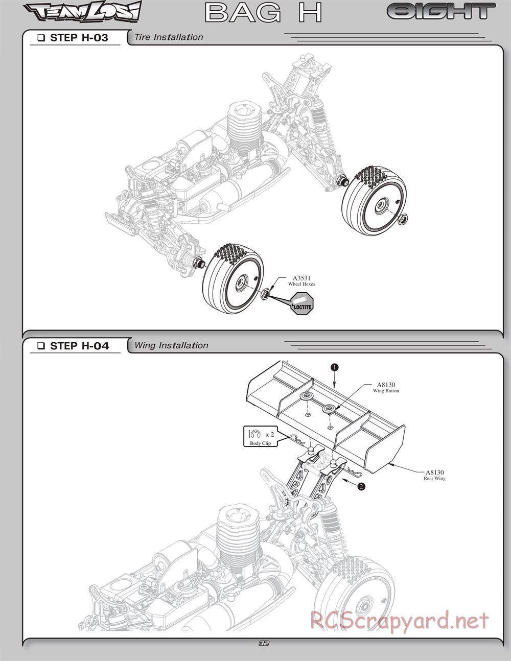 Team Losi - 8ight - Manual - Page 35