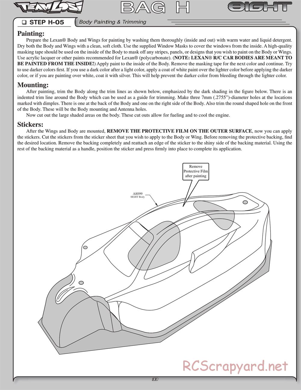 Team Losi - 8ight - Manual - Page 36