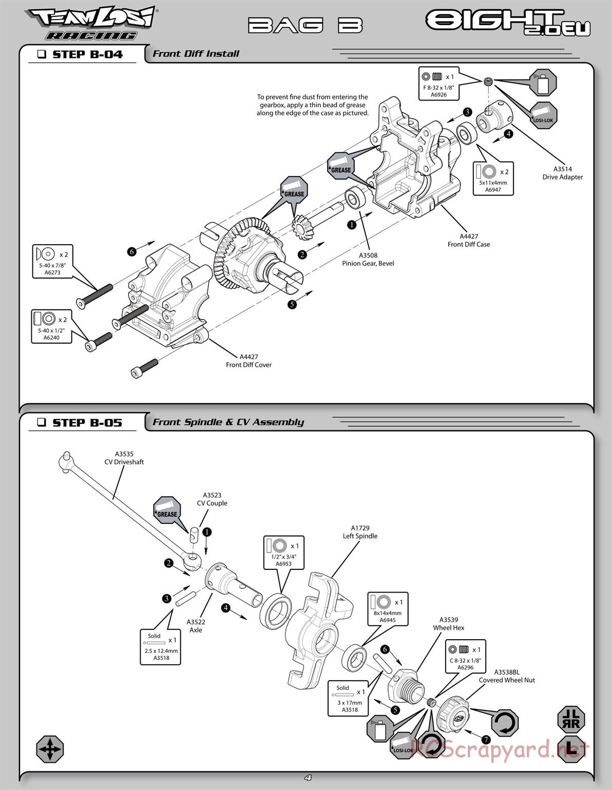 Team Losi - 8IGHT 2.0 EU - Manual - Page 9