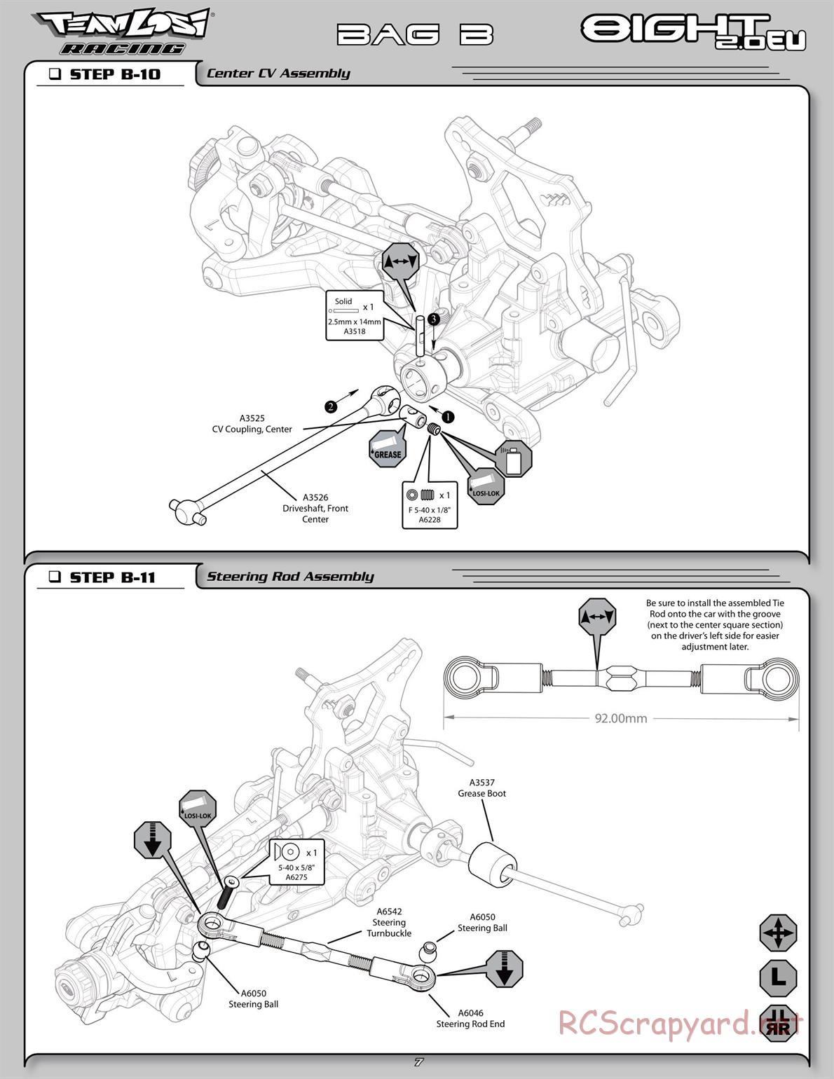 Team Losi - 8IGHT 2.0 EU - Manual - Page 12