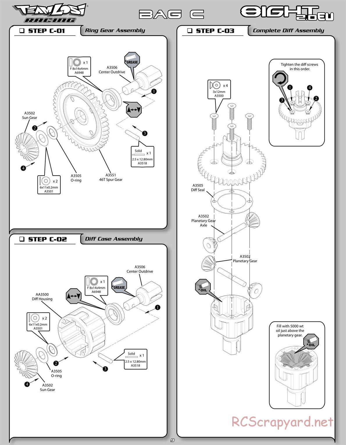 Team Losi - 8IGHT 2.0 EU - Manual - Page 14