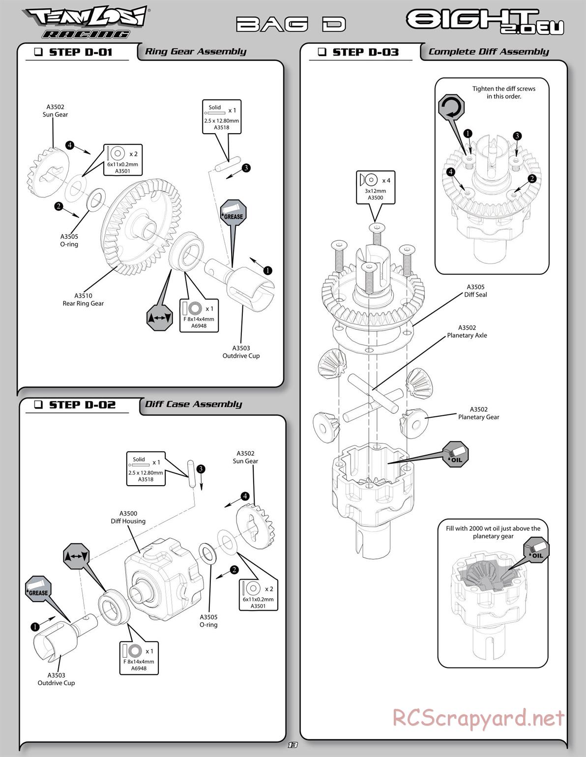 Team Losi - 8IGHT 2.0 EU - Manual - Page 18