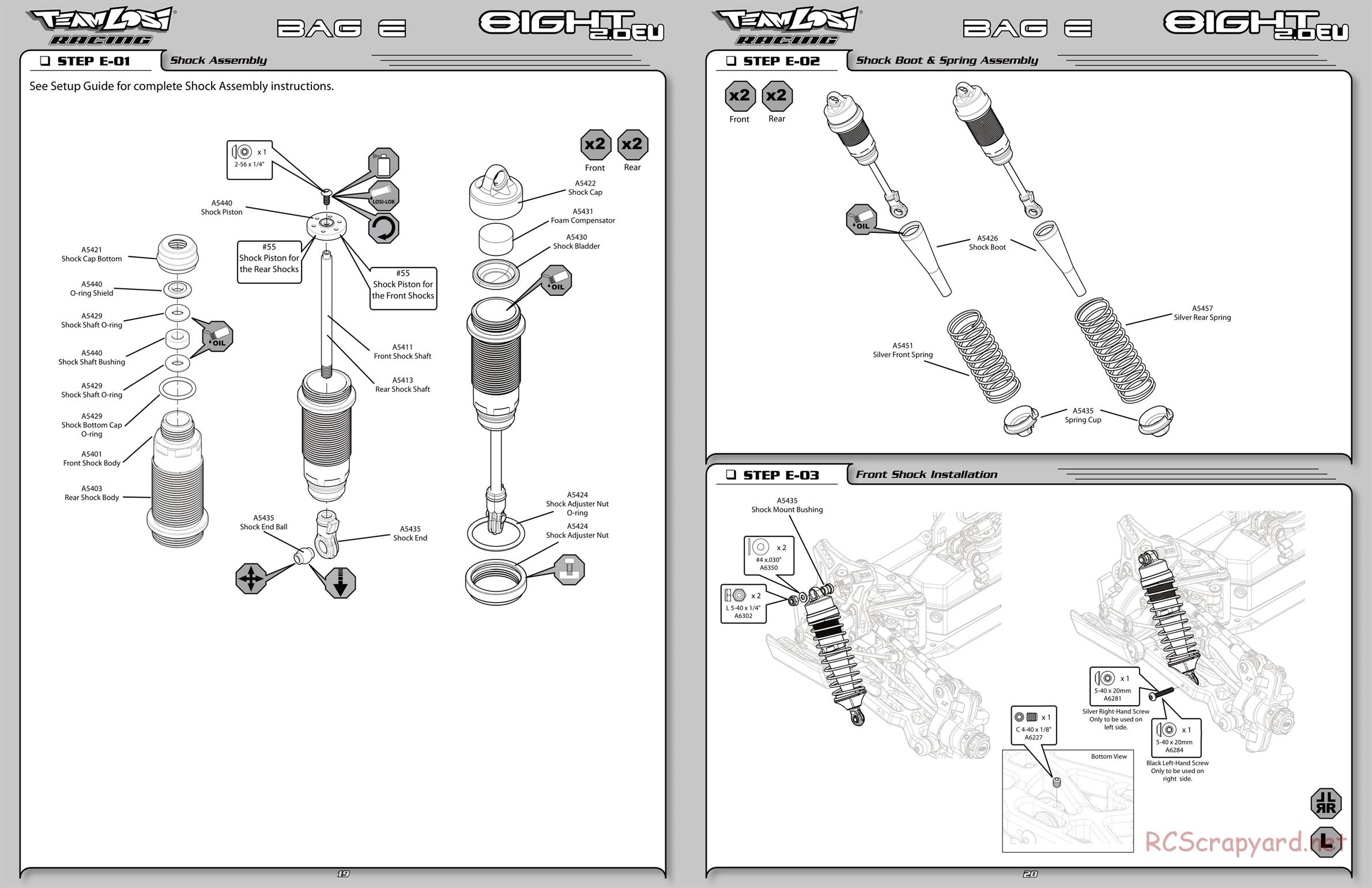 Team Losi - 8IGHT 2.0 EU - Manual - Page 23