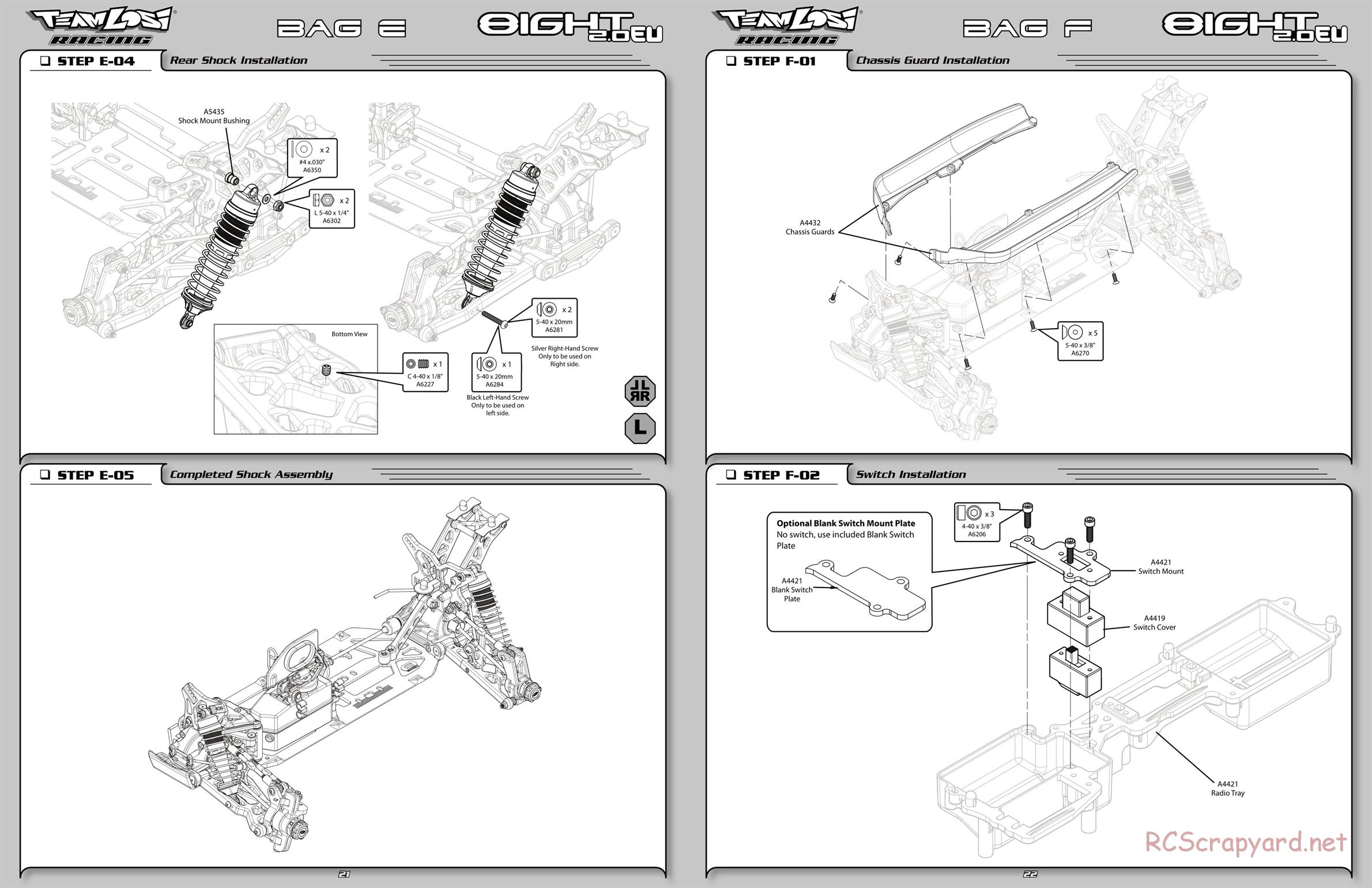 Team Losi - 8IGHT 2.0 EU - Manual - Page 24