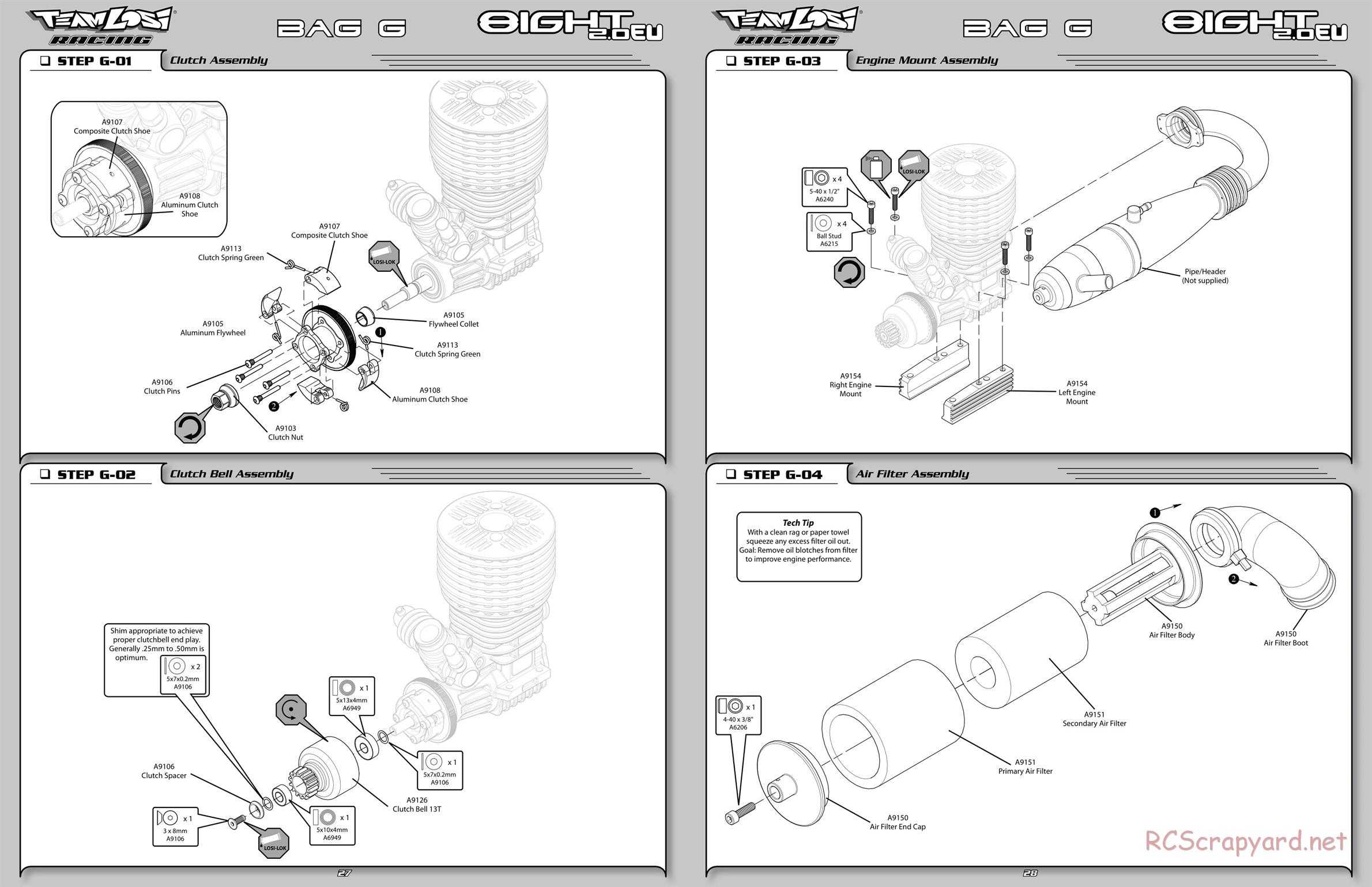 Team Losi - 8IGHT 2.0 EU - Manual - Page 27