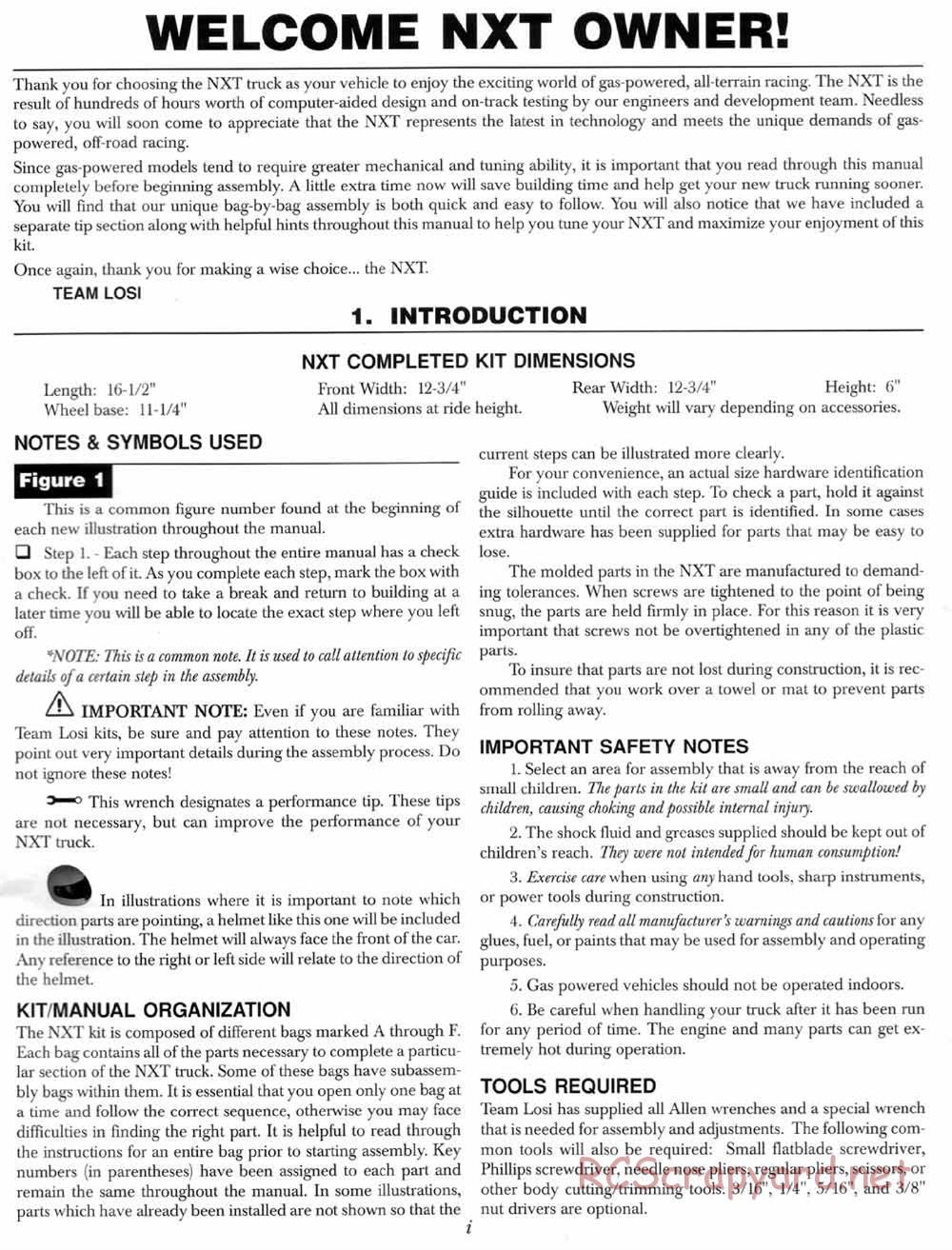 Team Losi - NXT - Manual - Page 2