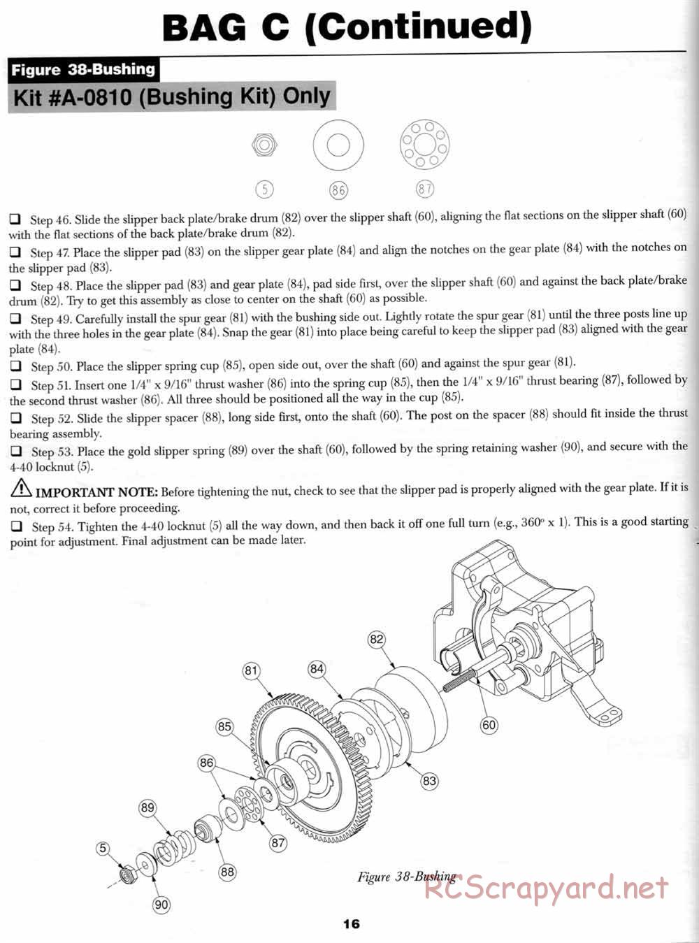 Team Losi - NXT - Manual - Page 19