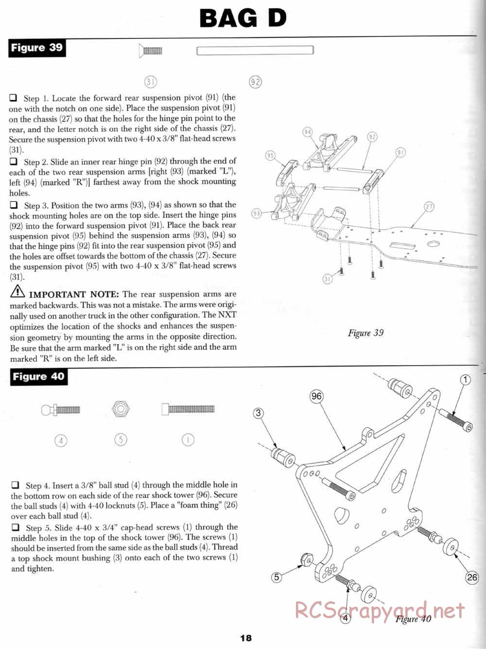 Team Losi - NXT - Manual - Page 21