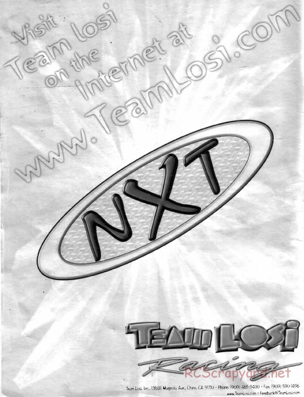 Team Losi - NXT - Manual - Page 61