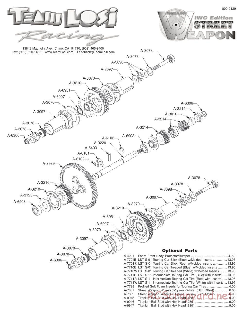 Team Losi - Street Weapon IWC - Manual - Page 4