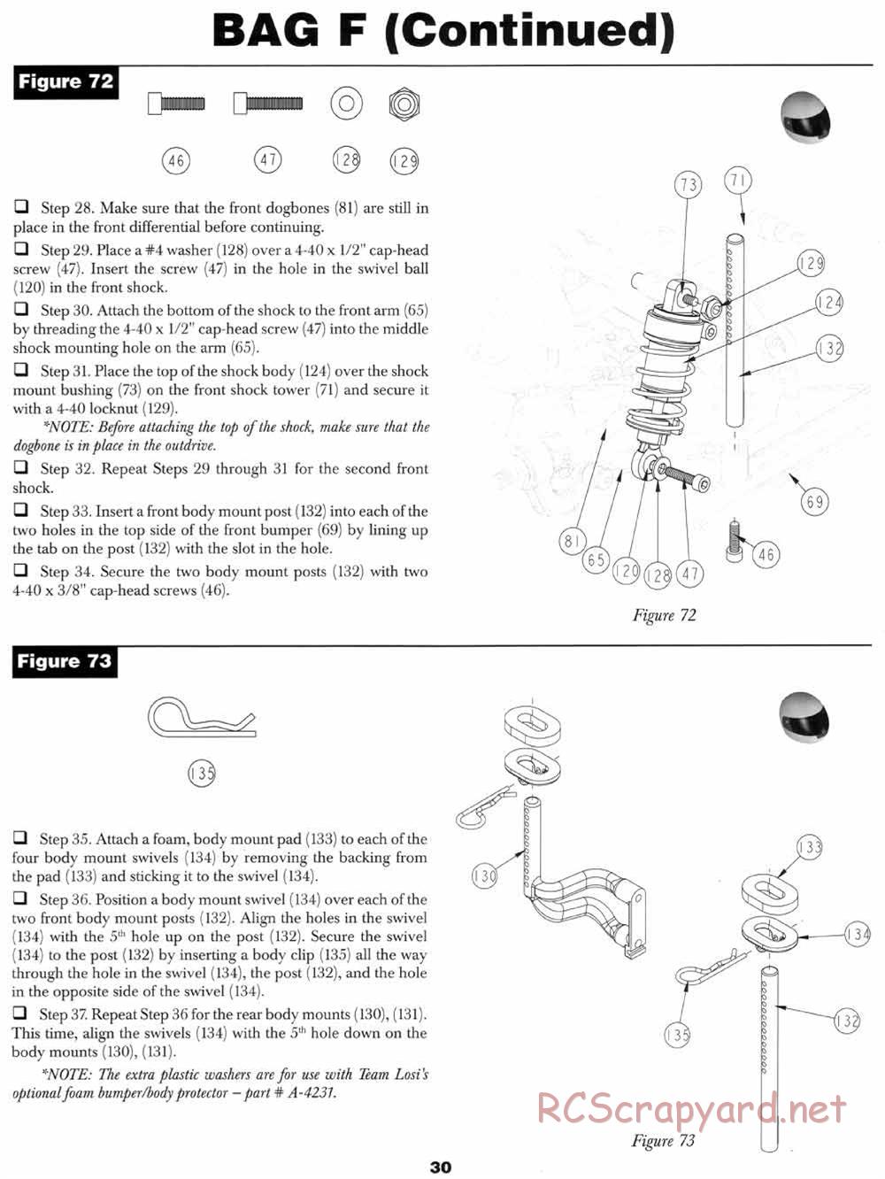 Team Losi - Street Weapon - Manual - Page 33