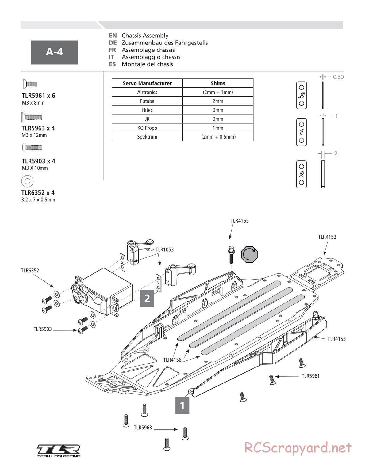 Team Losi - TLR 22 TwentyTwo - Manual - Page 12