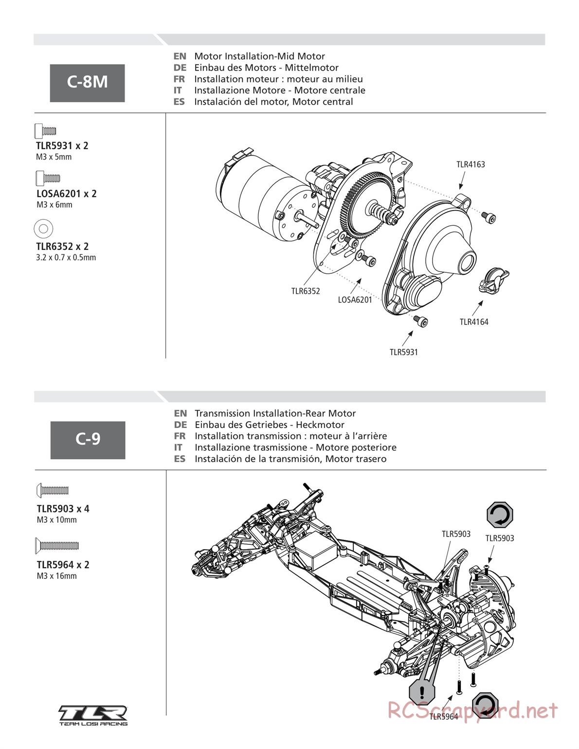 Team Losi - TLR 22 TwentyTwo - Manual - Page 34