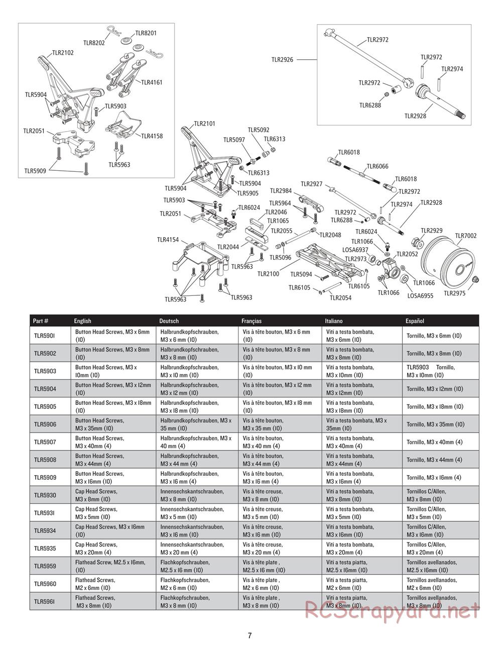 Team Losi - 22T - Manual - Page 7