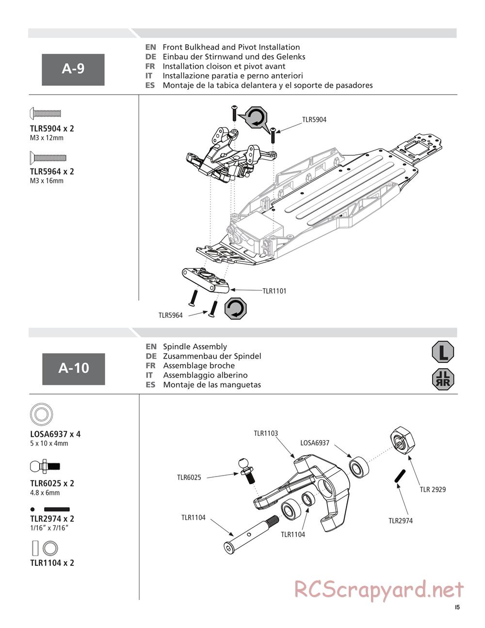 Team Losi - 22T - Manual - Page 15