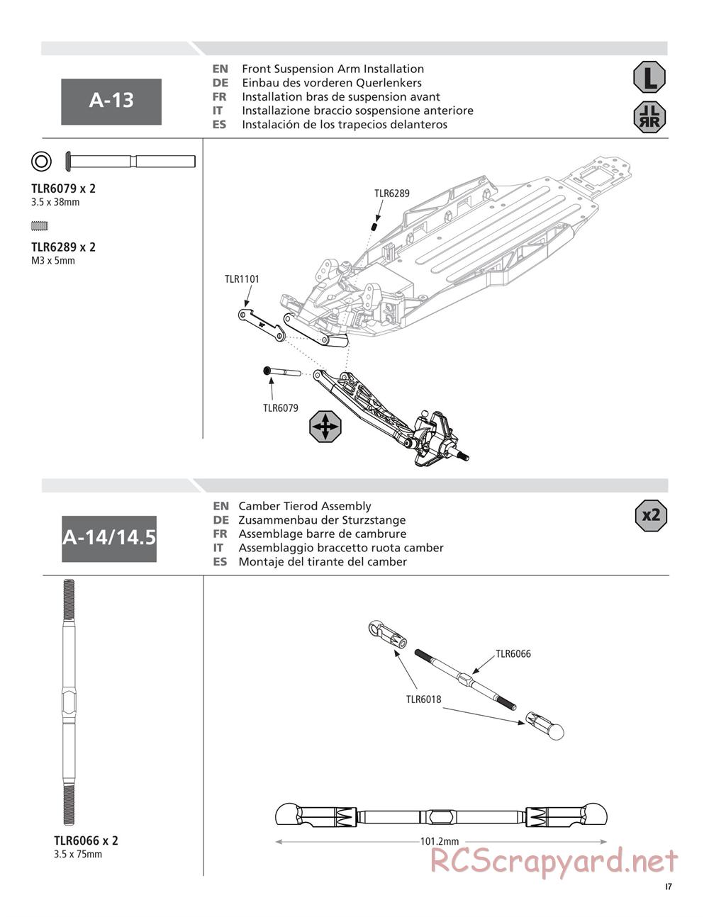 Team Losi - 22T - Manual - Page 17
