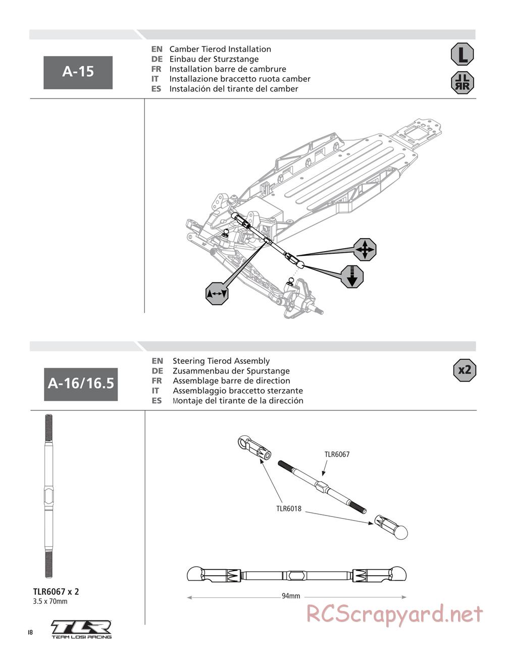 Team Losi - 22T - Manual - Page 18