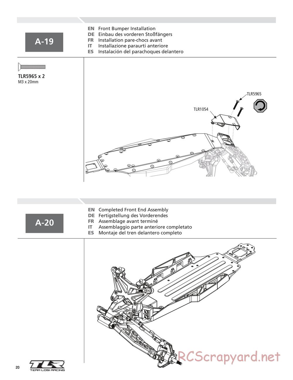 Team Losi - 22T - Manual - Page 20
