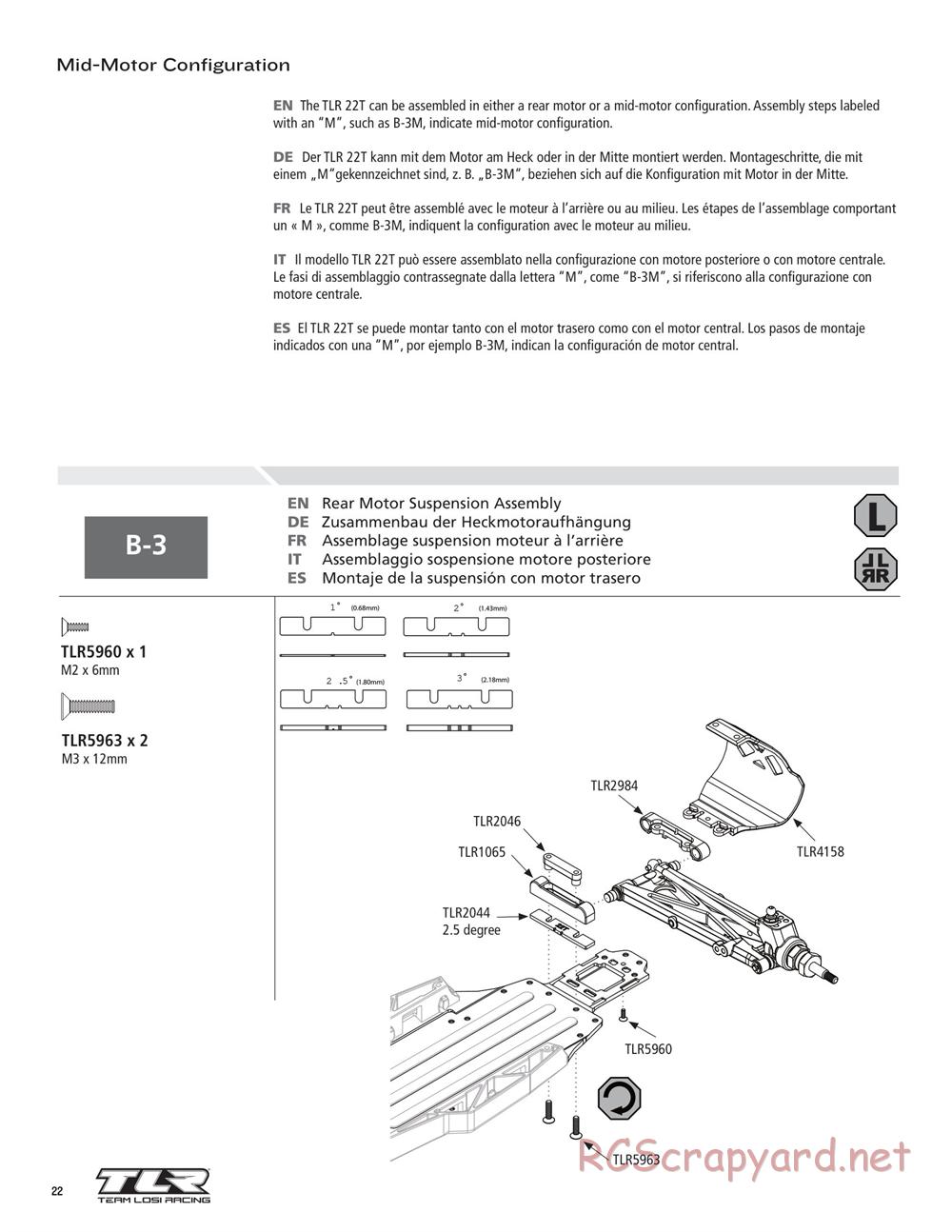 Team Losi - 22T - Manual - Page 22