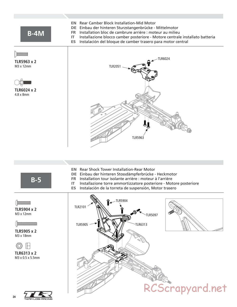 Team Losi - 22T - Manual - Page 24