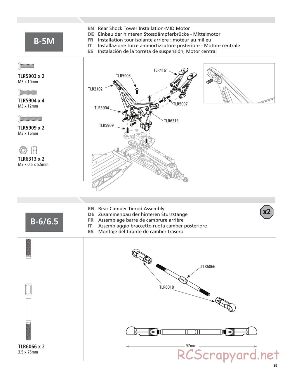 Team Losi - 22T - Manual - Page 25