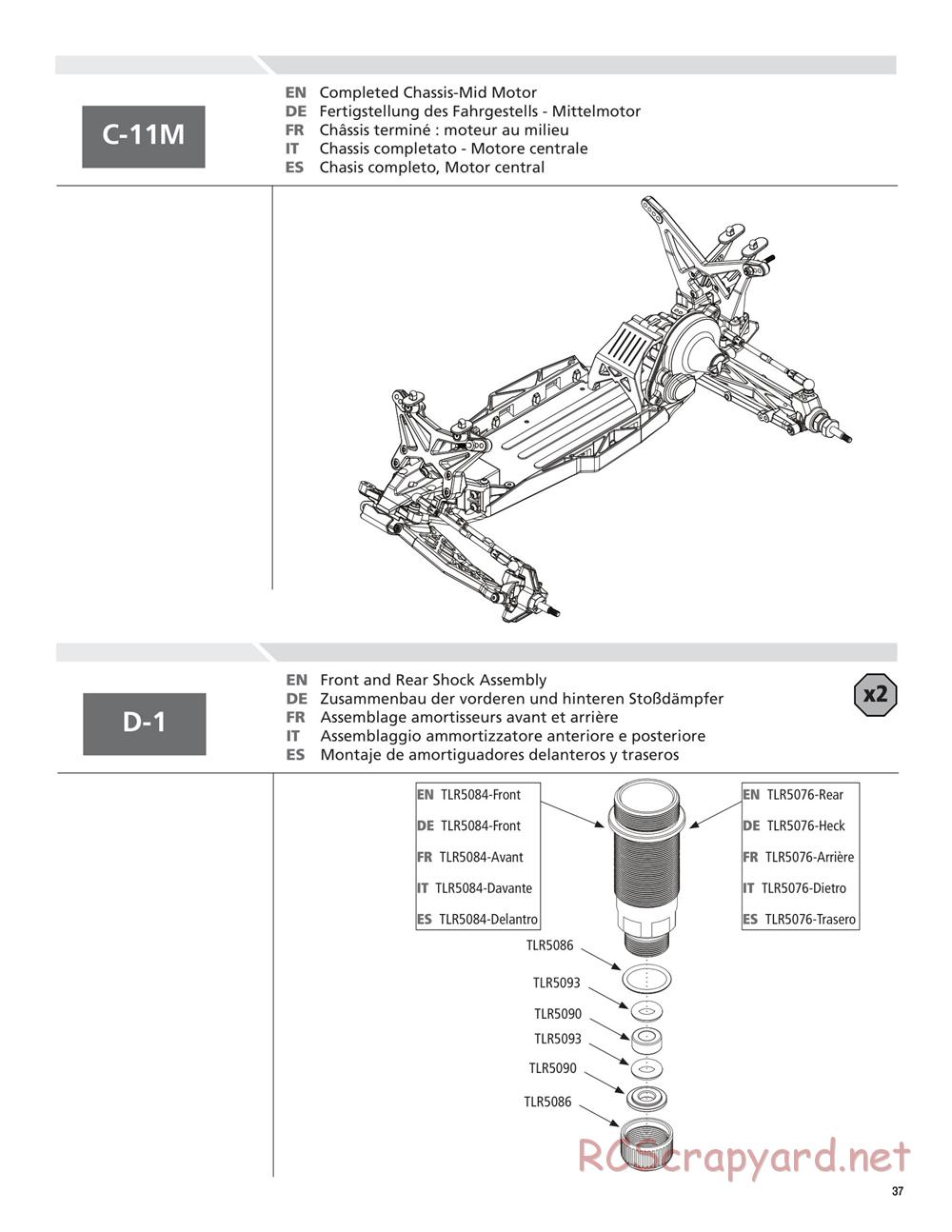 Team Losi - 22T - Manual - Page 37