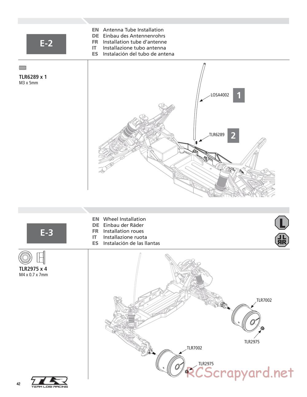 Team Losi - 22T - Manual - Page 42