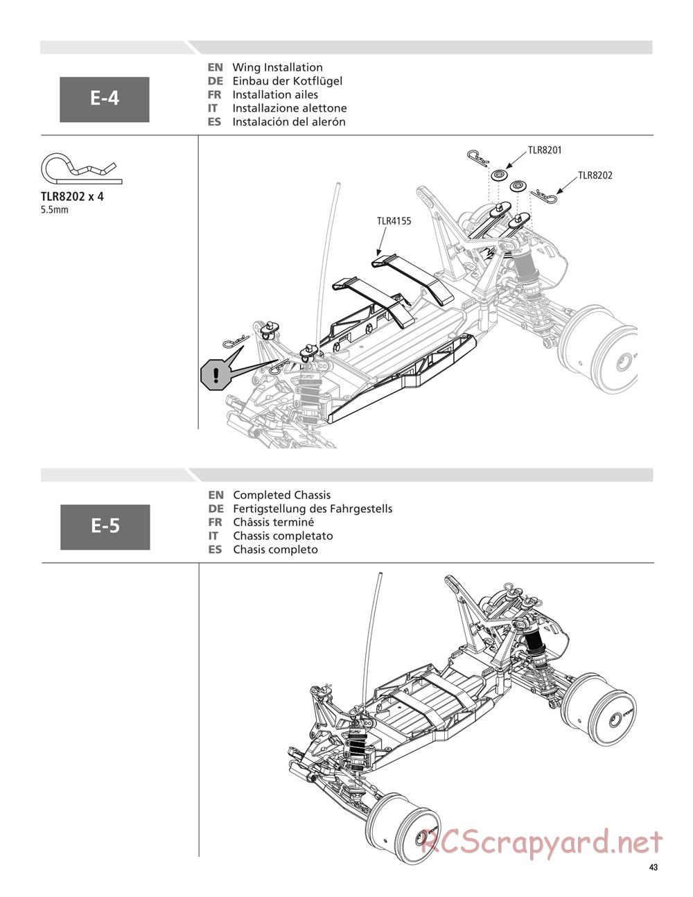 Team Losi - 22T - Manual - Page 43
