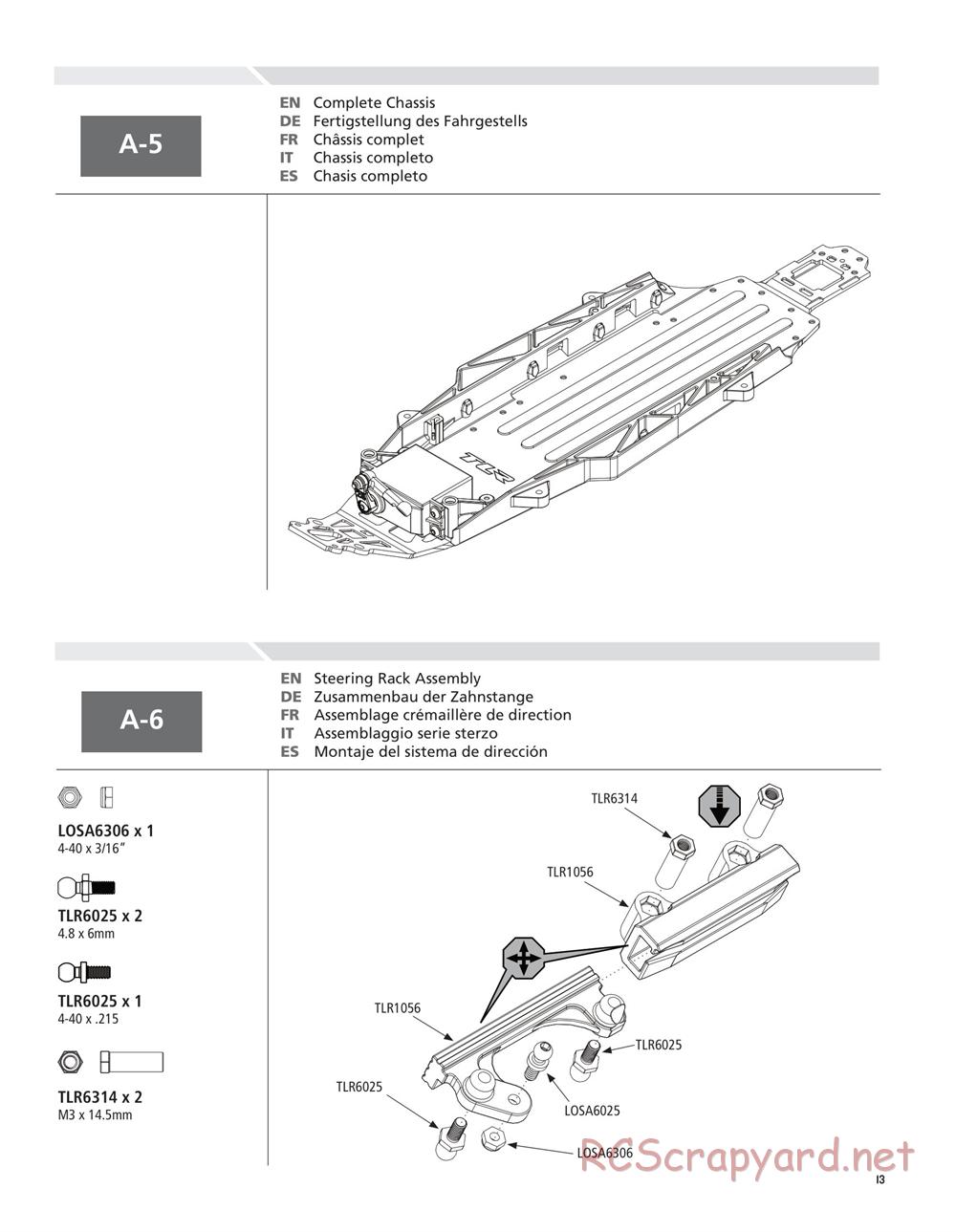 Team Losi - 22SCT - Manual - Page 13