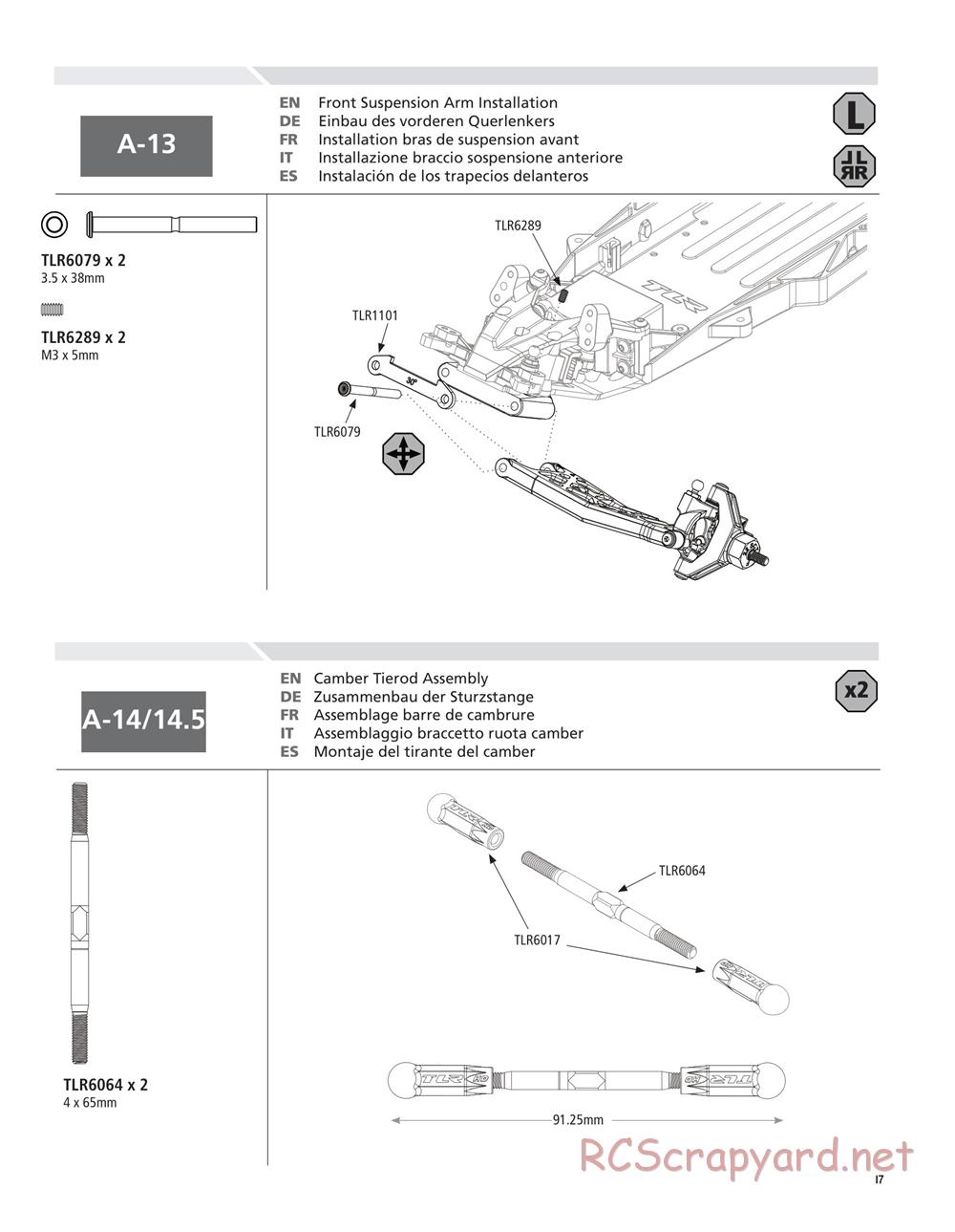 Team Losi - 22SCT - Manual - Page 17