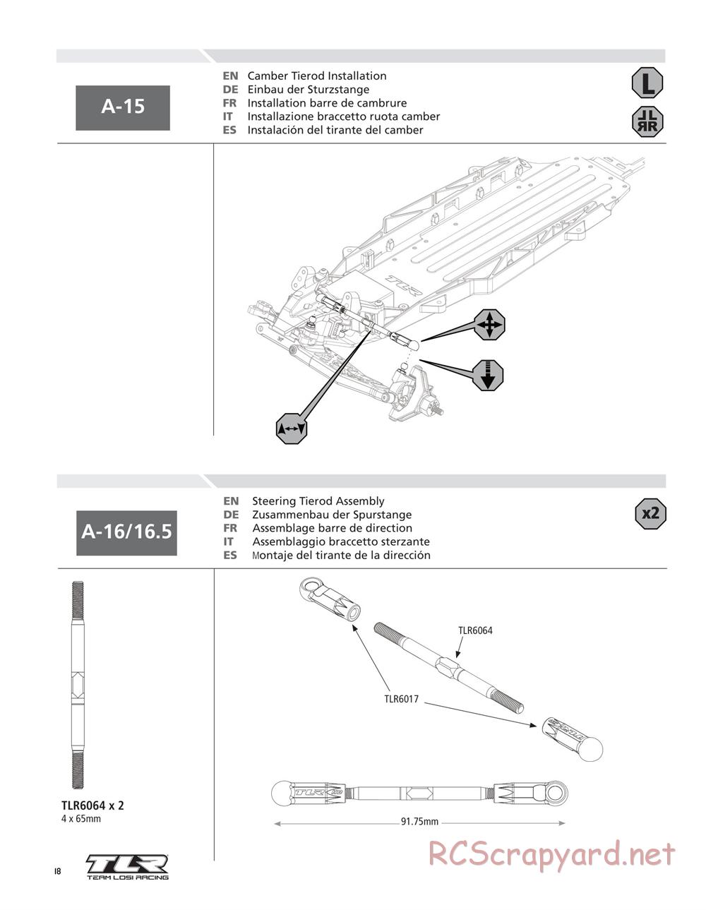 Team Losi - 22SCT - Manual - Page 18