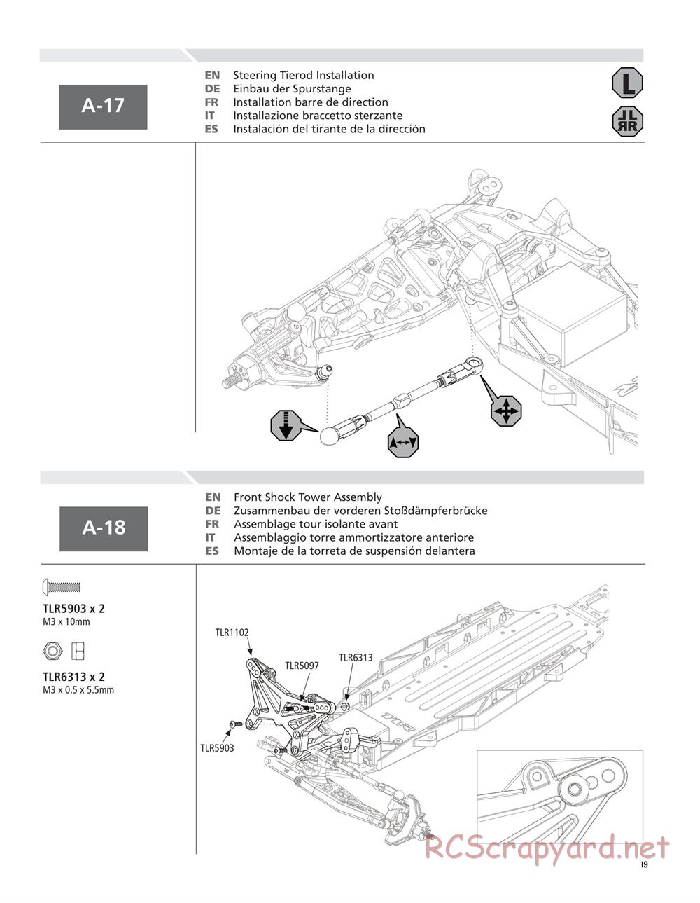 Team Losi - 22SCT - Manual - Page 19