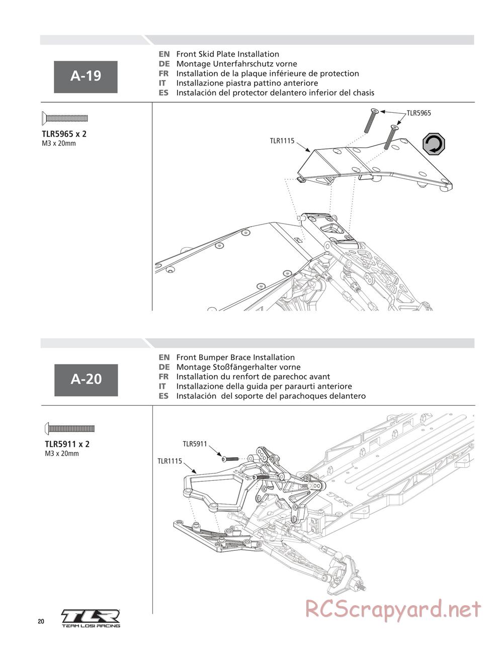 Team Losi - 22SCT - Manual - Page 20