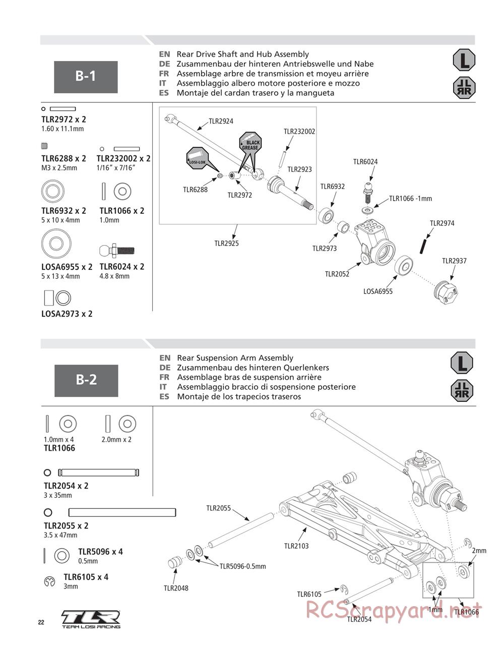 Team Losi - 22SCT - Manual - Page 22