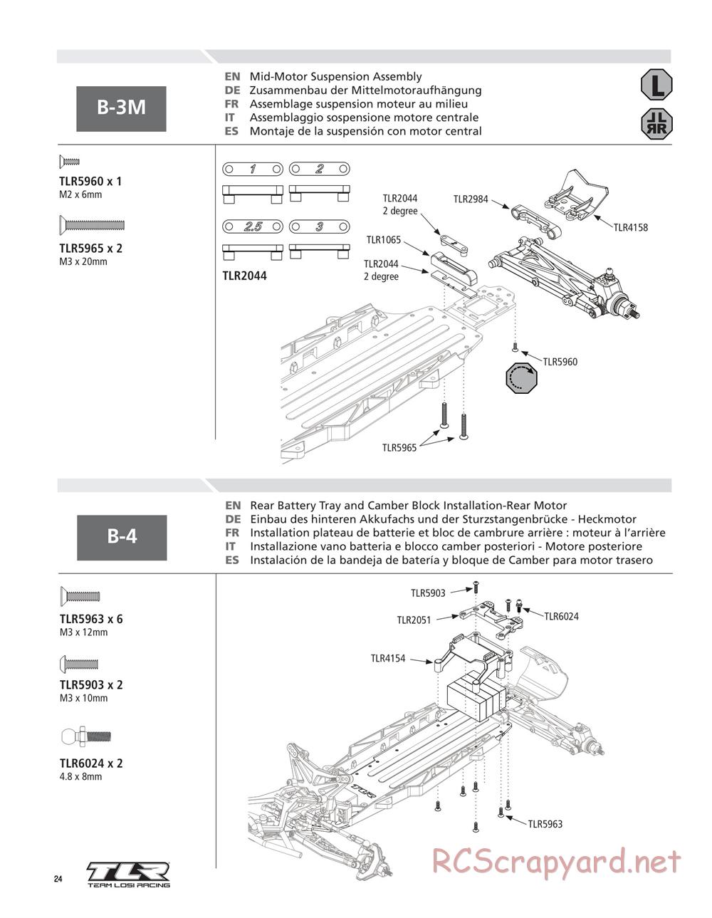 Team Losi - 22SCT - Manual - Page 24