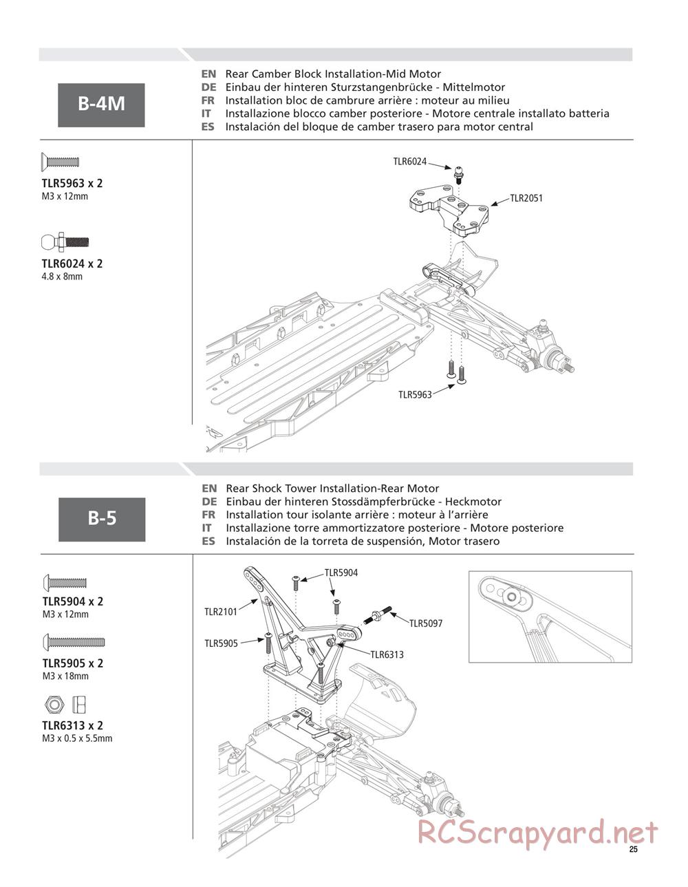 Team Losi - 22SCT - Manual - Page 25