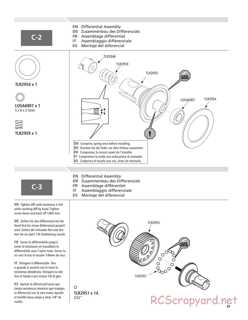 Team Losi - 22SCT - Manual - Page 29