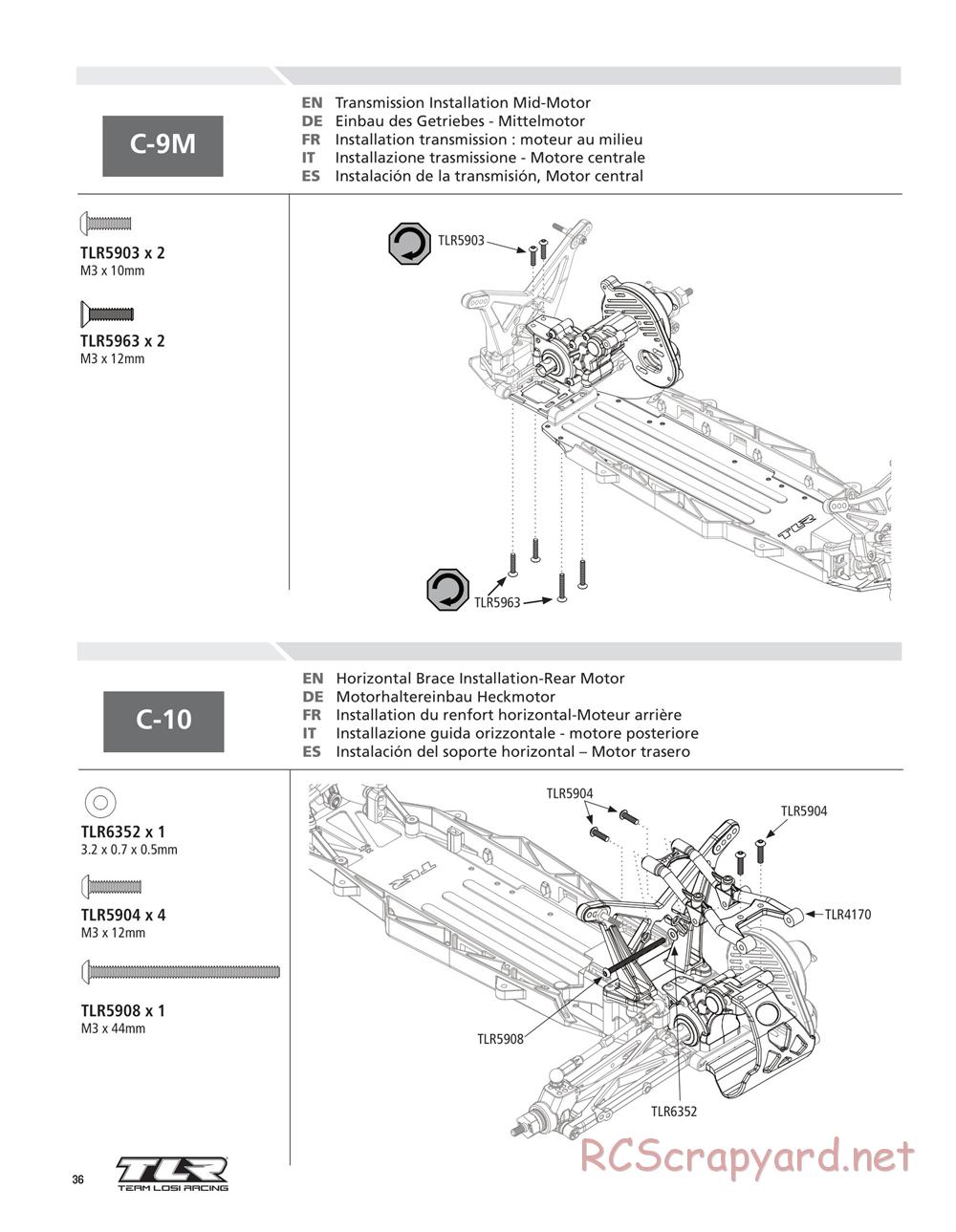 Team Losi - 22SCT - Manual - Page 36