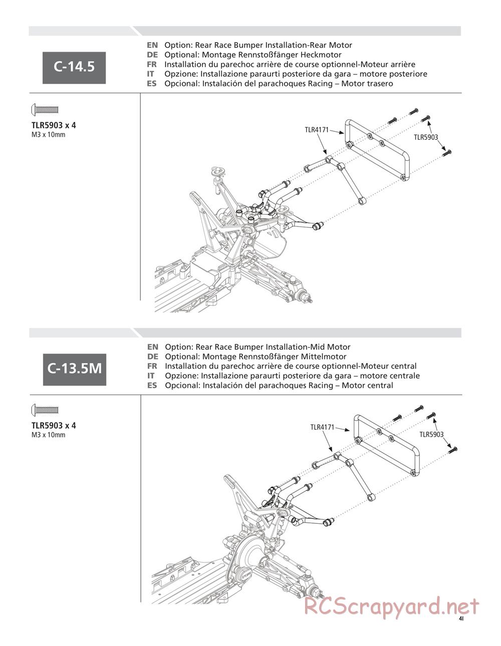 Team Losi - 22SCT - Manual - Page 41