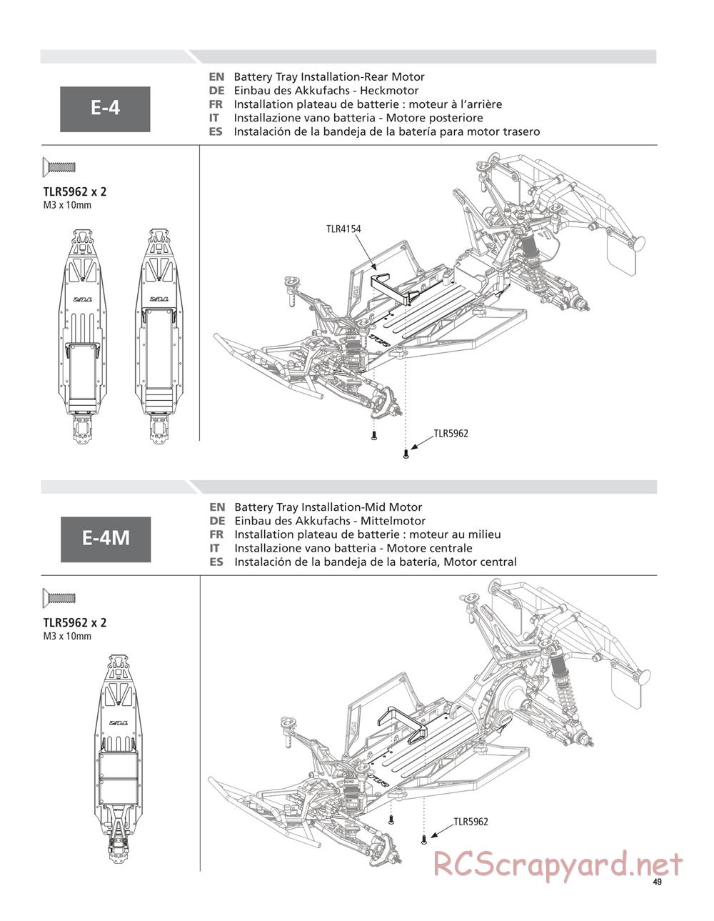 Team Losi - 22SCT - Manual - Page 49