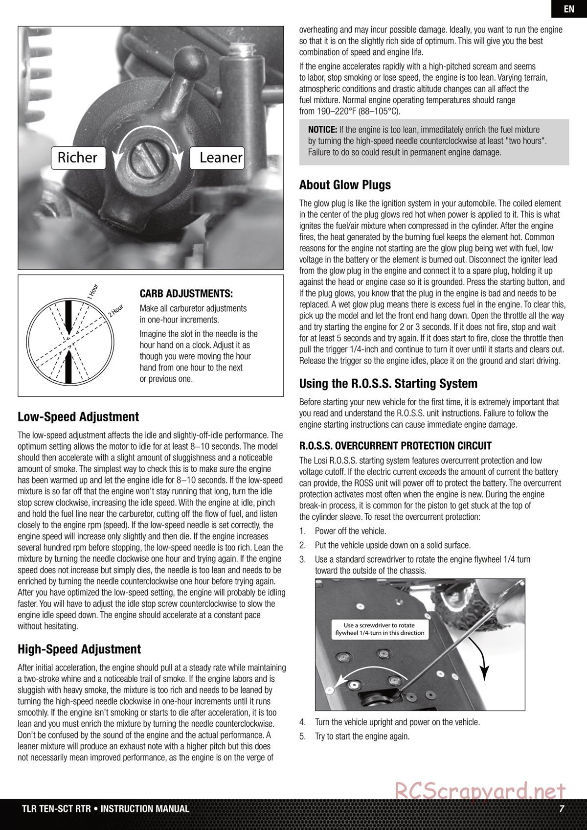 Team Losi - Ten SCT Nitro - Manual - Page 7