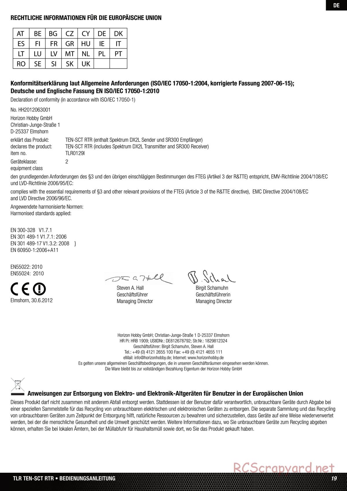 Team Losi - Ten SCT Nitro - Manual - Page 19